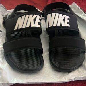 Nike Black Sandals Comfort Slides
